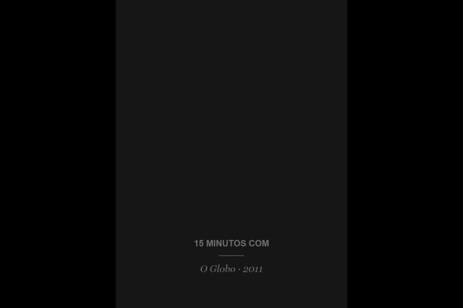 Entrevista com Guilherme Coelho na seção 15 Minutos Com, O Globo, 2011