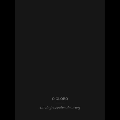 Artigo de Guilherme Cezar Coelho em O Globo, 02 de fevereiro de 2023