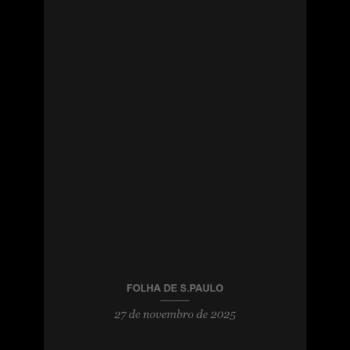 Artigo de Guilherme Cezar Coelho na Folha de S.Paulo, 27 de novembro de 2025