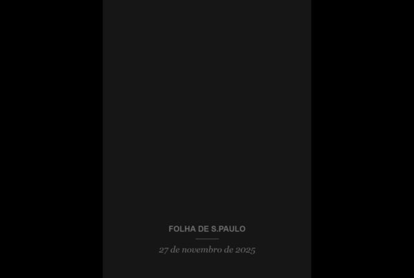 Artigo de Guilherme Cezar Coelho na Folha de S.Paulo, 27 de novembro de 2025